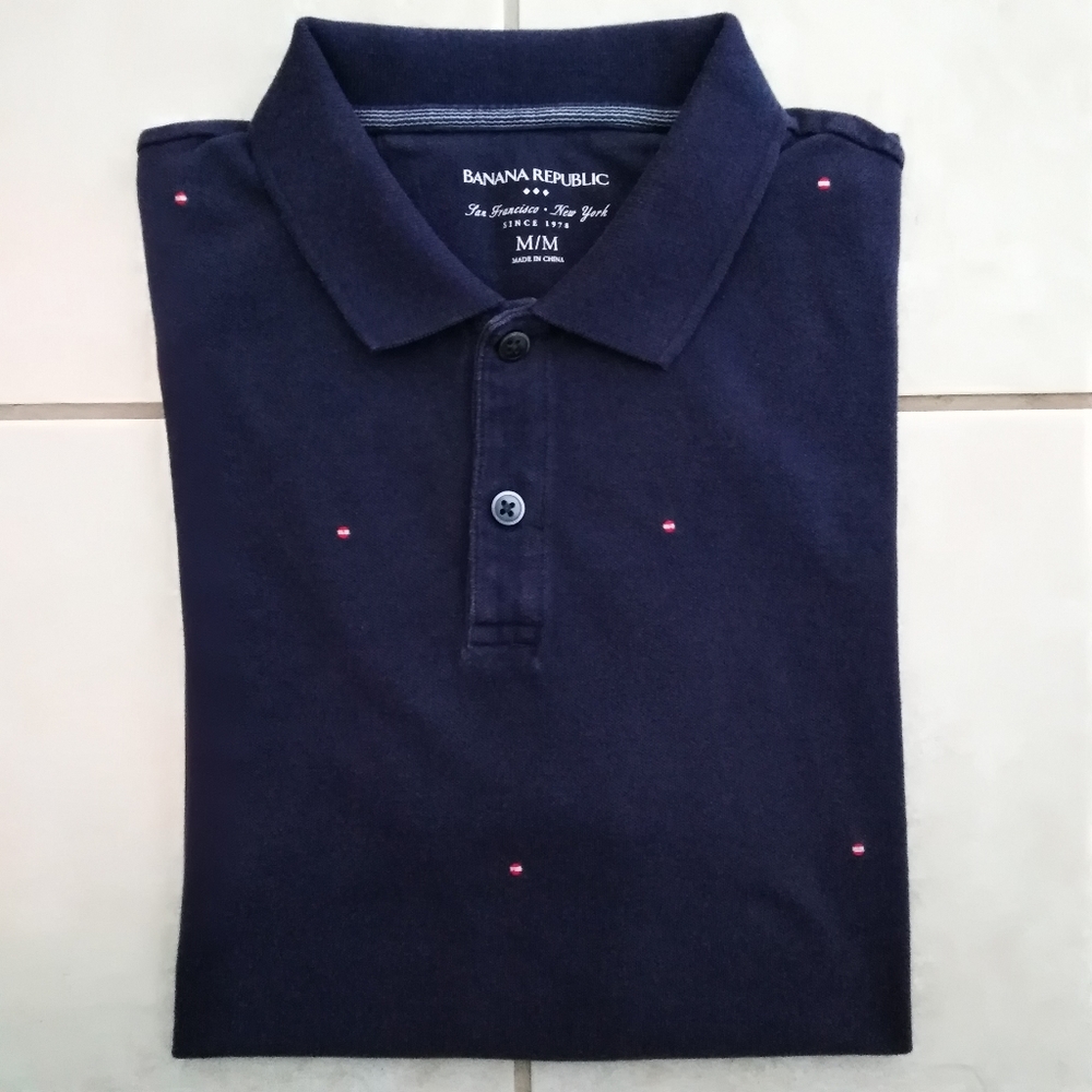 Banana Republic men's polo shirt in short sleeves